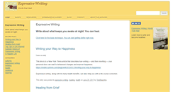Desktop Screenshot of expressivewriting.org