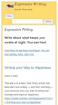 Mobile Screenshot of expressivewriting.org